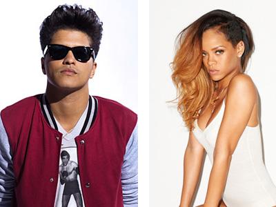 Bruno Mars dan Rihanna Jadi Korban Pembajakan Musik Terbesar di Tahun 2013